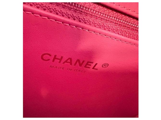 Borsa a tracolla Chanel CC Filigree Vanity Chain Rosa - vista 6
