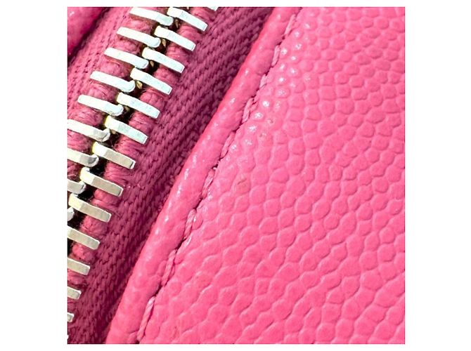 Borsa a tracolla Chanel CC Filigree Vanity Chain Rosa - vista 8