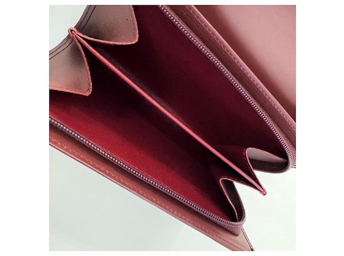 Cartera bi-fold Cartier Must en Bordeaux Burdeos - vista 4