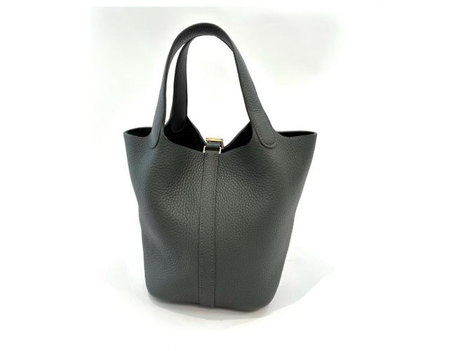 Hermès Hermes Picotin Lock PM Handtasche Grün - Ansicht 2