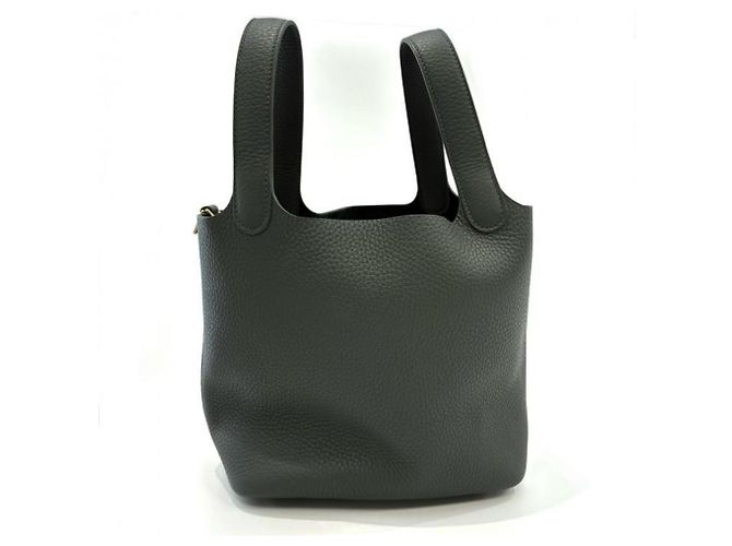 Hermès Hermes Picotin Lock PM Handtasche Grün - Ansicht 4
