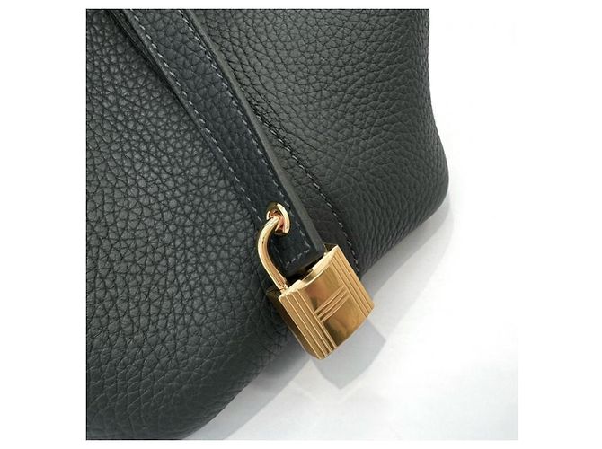 Hermès Hermes Picotin Lock PM Handtasche Grün - Ansicht 8