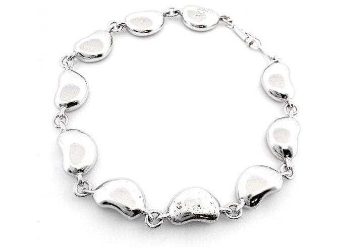 Bracciale charm in argento Elsa Peretti Bean Design di Tiffany & Co. - vista 2