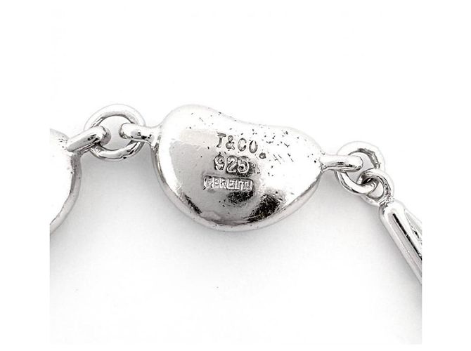Bracciale charm in argento Elsa Peretti Bean Design di Tiffany & Co. - vista 4