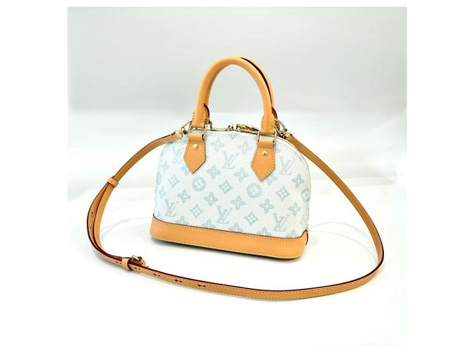 Borsa Louis Vuitton Monogram Origin Alma BB Marrone Blu - vista 2
