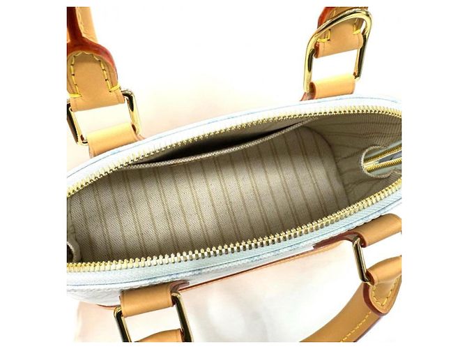 Borsa Louis Vuitton Monogram Origin Alma BB Marrone Blu - vista 4
