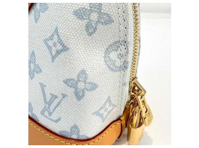 Borsa Louis Vuitton Monogram Origin Alma BB Marrone Blu - vista 8