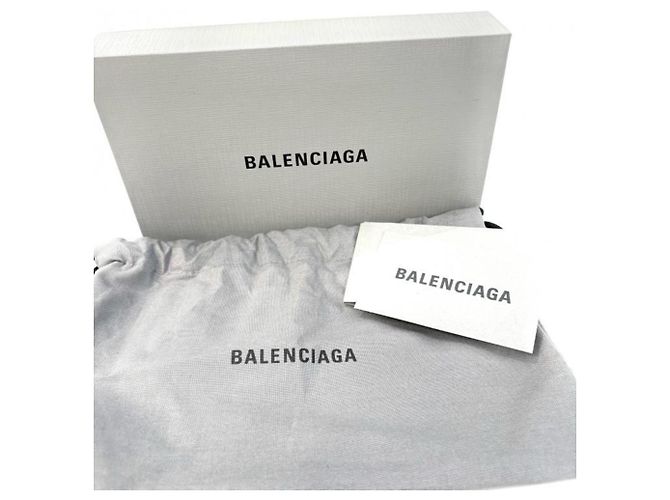 Tarjetero largo Crush de Balenciaga Beige - vista 12