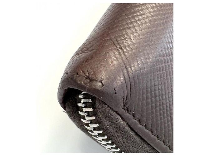 Prada Saffiano Leder Langgeldbörse Braun - Ansicht 11