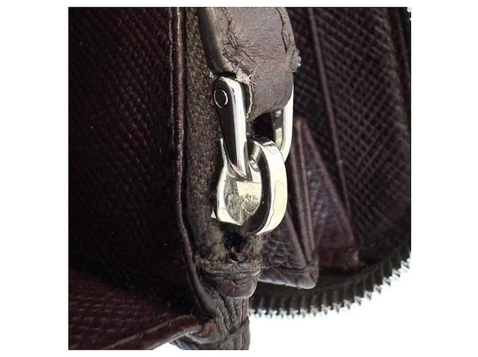 Prada Saffiano Leder Langgeldbörse Braun - Ansicht 14