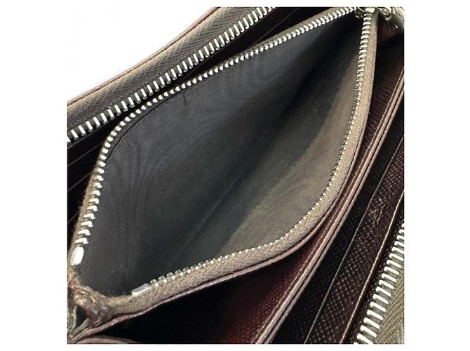 Prada Saffiano Leder Langgeldbörse Braun - Ansicht 5