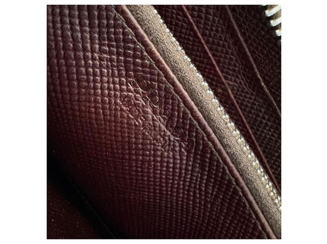 Prada Saffiano Leder Langgeldbörse Braun - Ansicht 6