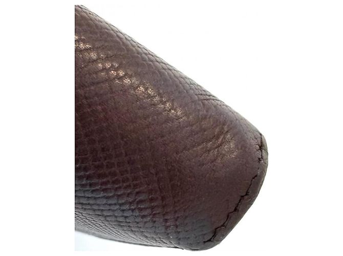 Prada Saffiano Leder Langgeldbörse Braun - Ansicht 8