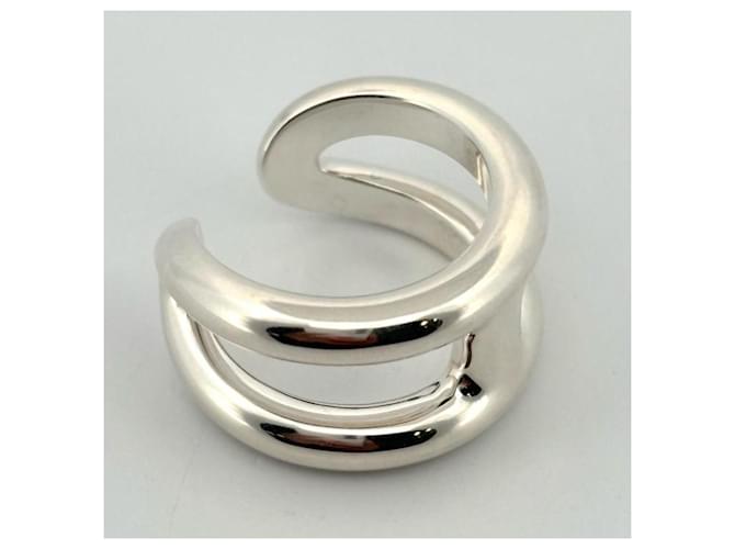 Ring Anello Hermès Osmos PM in argento - vista 10