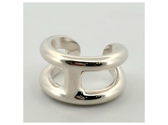 Ring Anello Hermès Osmos PM in argento - vista 8