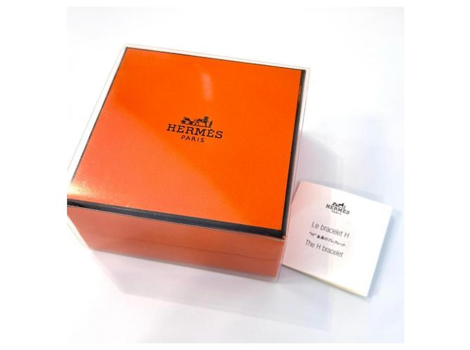 Hermès HERMES Clic Clac PM Emaille Armreif Golden Orange - Ansicht 7