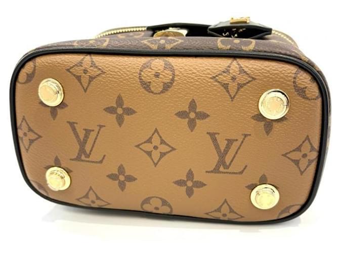 Borsa a tracolla Louis Vuitton Monogram Reverse Vanity Chain Marrone Nero Monogramma - vista 3