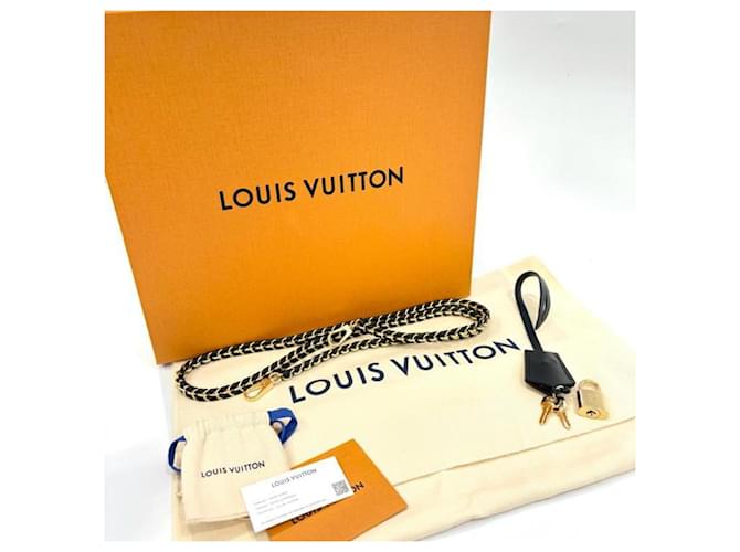 Borsa a tracolla Louis Vuitton Monogram Reverse Vanity Chain Marrone Nero Monogramma - vista 8