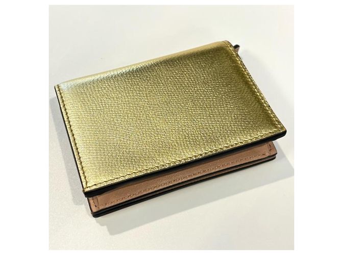 Cartera Compacta Valentino V-logo Signature Beige - vista 3