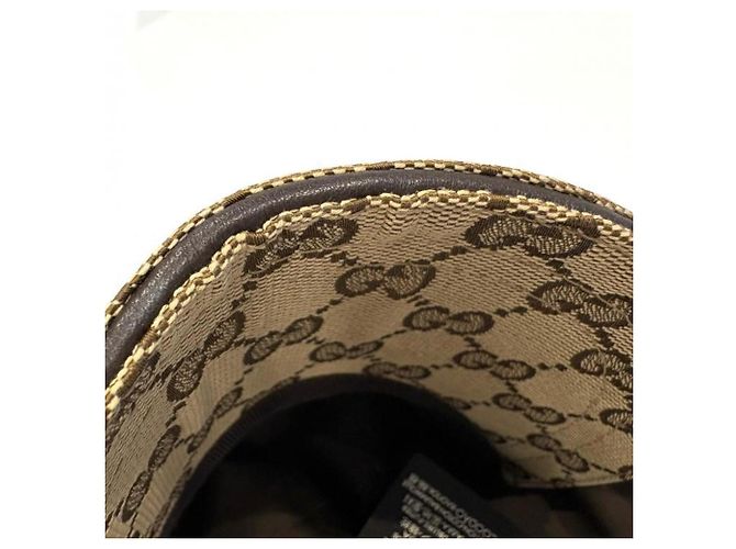 Gucci GG Canvas Web Stripe Baseball Cap Braun - Ansicht 12