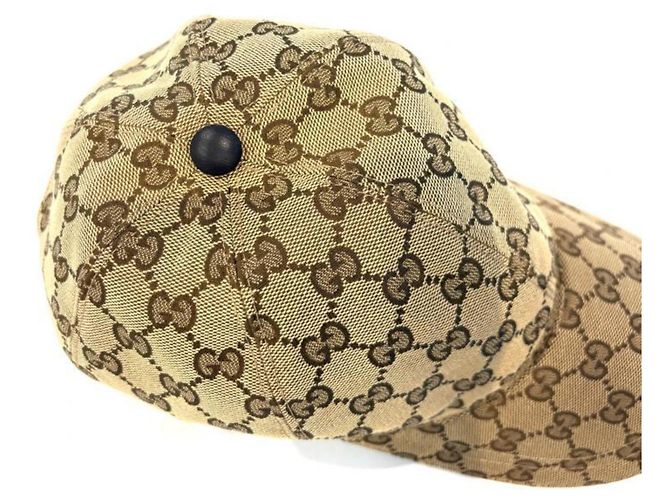 Gucci GG Canvas Web Stripe Baseball Cap Braun - Ansicht 6