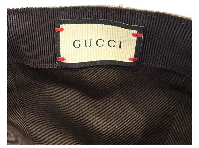 Gucci GG Canvas Web Stripe Baseball Cap Braun - Ansicht 8