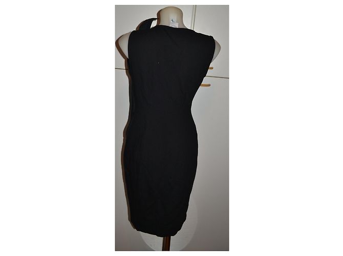 Abito midi in cotone elasticizzato RED Valentino nero - vista 3