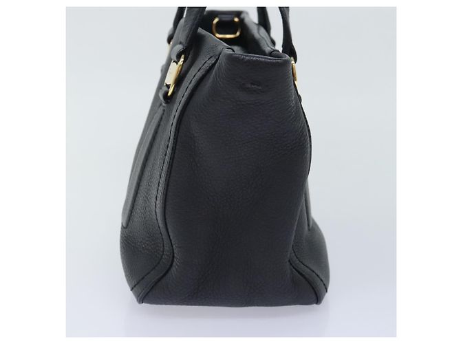 Salvatore Ferragamo Vala Leather Nero - vista 4