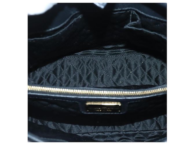 Salvatore Ferragamo Vala Leather Nero - vista 5