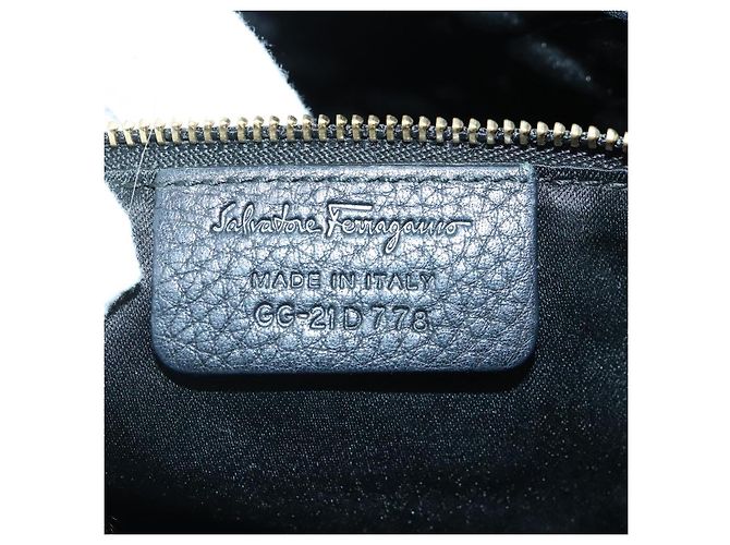 Salvatore Ferragamo Vala Leather Nero - vista 6