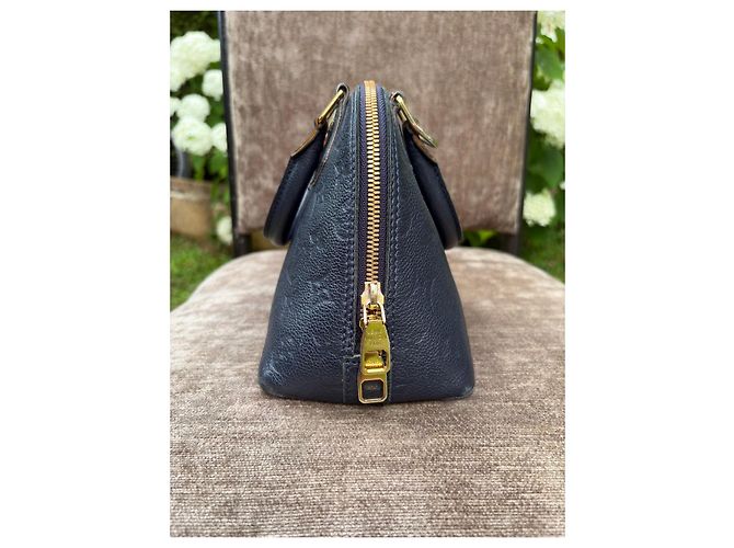 Set Louis Vuitton Alma BB e Portafoglio Marguerite Monogram Edizione Limitata - Blu Navy - vista 3