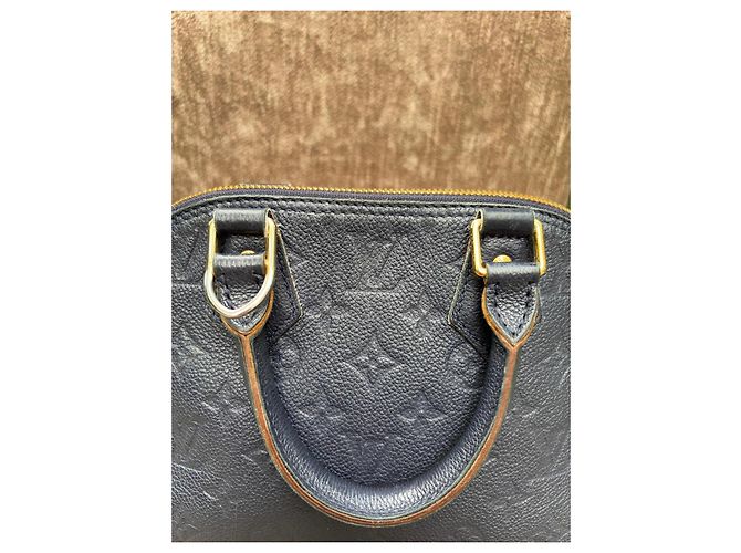 Set Louis Vuitton Alma BB e Portafoglio Marguerite Monogram Edizione Limitata - Blu Navy - vista 4