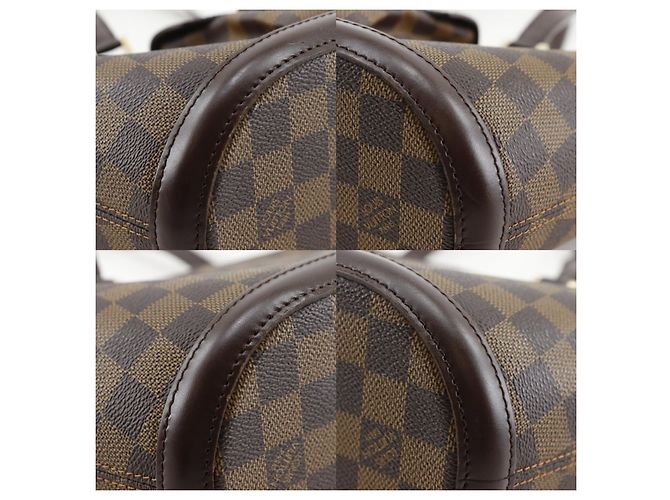 Louis Vuitton Manosque Damier PM Marrone - vista 4