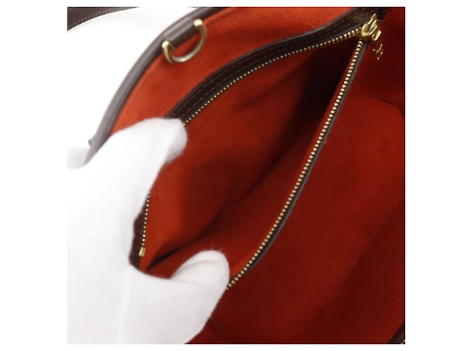 Louis Vuitton Manosque Damier PM Marrone - vista 7