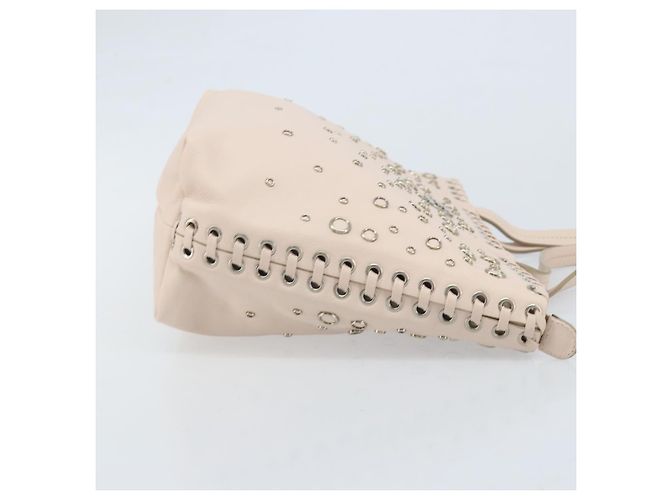 Salvatore Ferragamo Gancini in pelle Small Rosa - vista 3