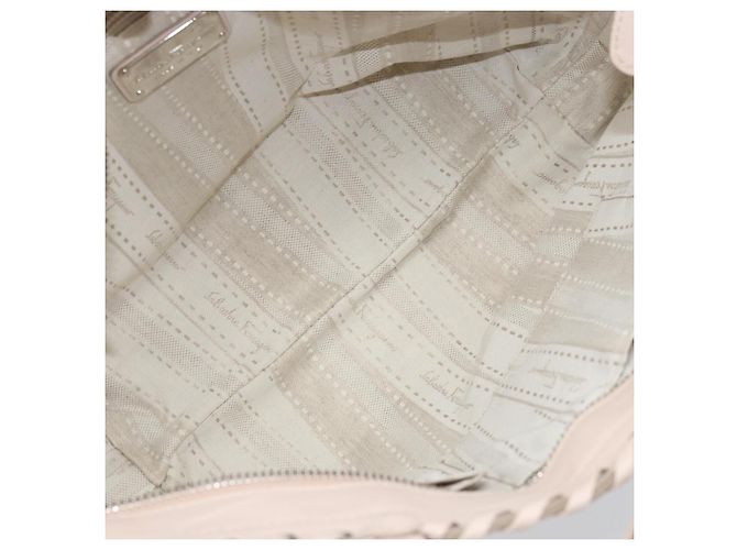 Salvatore Ferragamo Gancini in pelle Small Rosa - vista 5
