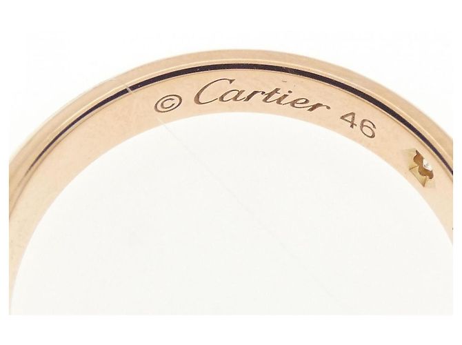 Cartier 18K Roségold Ring mit Diamant - Ansicht 4