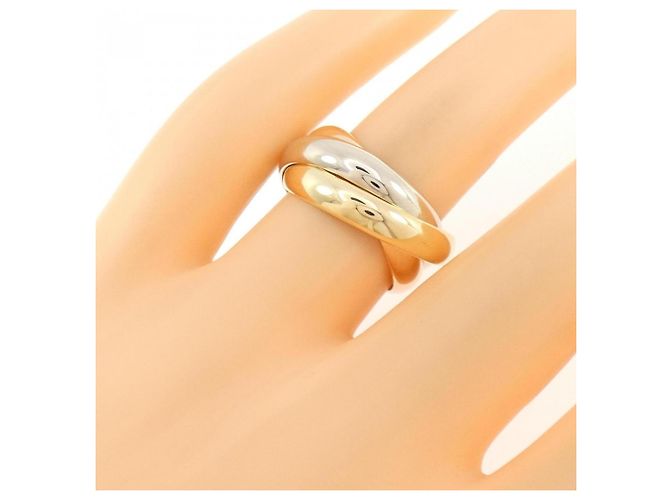 Anello Cartier Trinity in oro rosa bianco e giallo 18K - vista 5