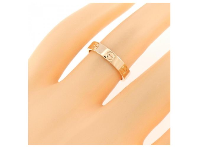 Anello Mini Love di Cartier in oro rosa 18K - vista 4