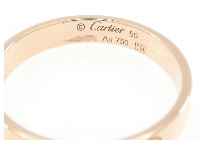 Anello Mini Love di Cartier in oro rosa 18K - vista 3
