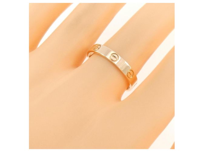 Anello Mini Love di Cartier in oro rosa 18K - vista 4