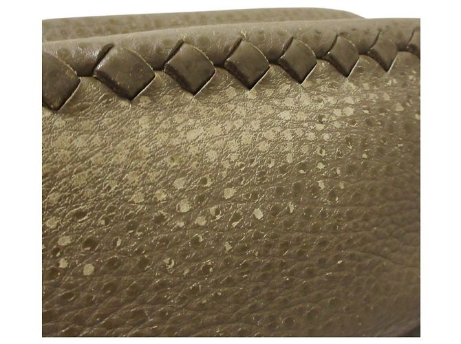 Clutch in pelle Toro Bottega Veneta Marrone - vista 10