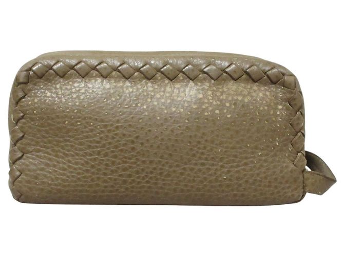 Clutch in pelle Toro Bottega Veneta Marrone - vista 2