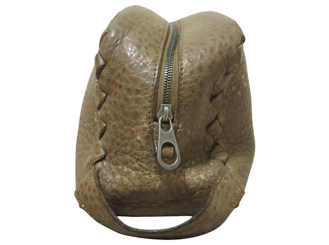 Clutch in pelle Toro Bottega Veneta Marrone - vista 5