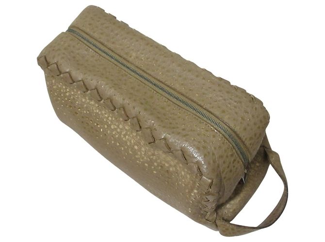 Clutch in pelle Toro Bottega Veneta Marrone - vista 7