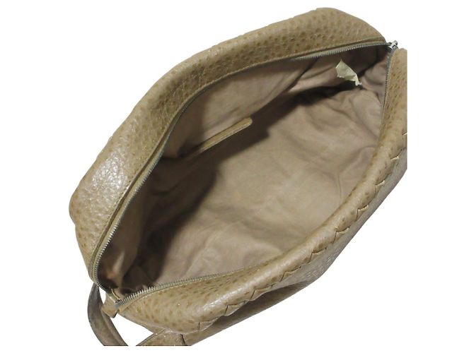 Clutch in pelle Toro Bottega Veneta Marrone - vista 8