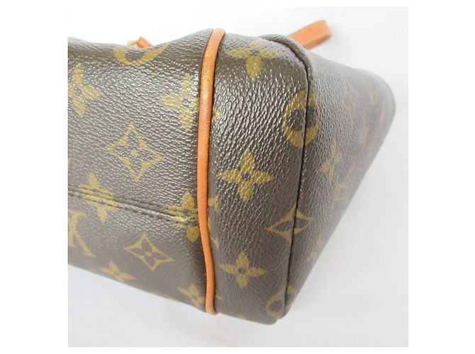Borsa Tote Louis Vuitton Monogram Totally PM Marrone Monogramma - vista 5