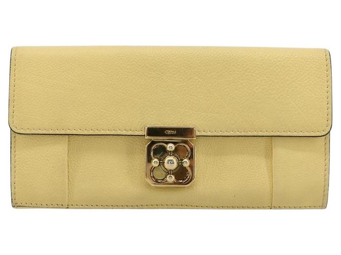 Chloé Chloe Marcie Continental Leather Yellow - view 2