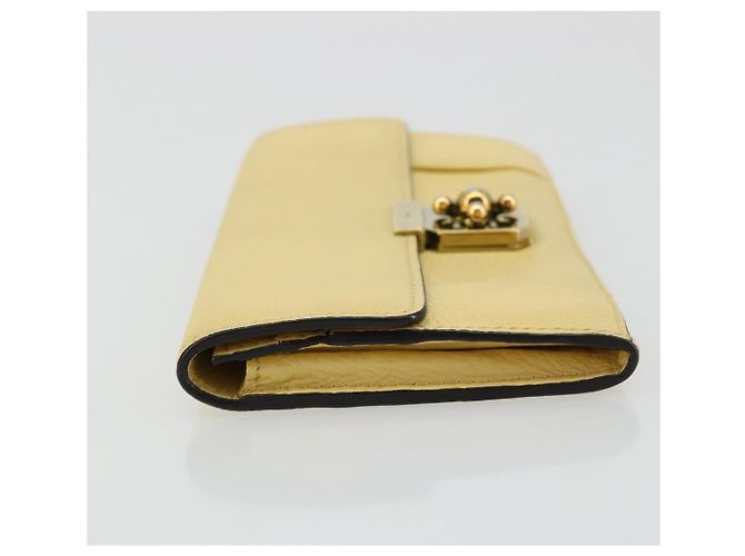 Chloé Chloe Marcie Continental Leather Yellow - view 5
