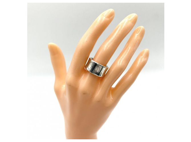 Ring Hermès Anel Hermes Eclipse Ruban Prata - vista 3